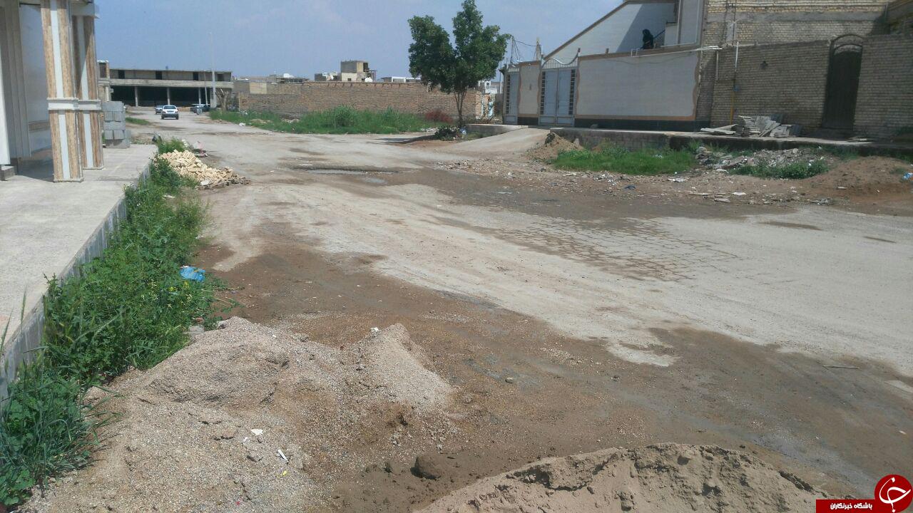 گلایه ساکنین کوی شاهد از وضعیت معابر + فیلم
