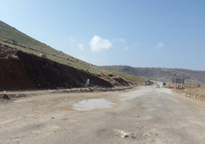 تصاویری از وضعیت نامناسب جاده گیلانغرب