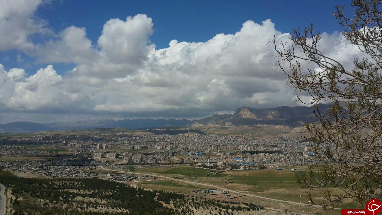 آسمان آبی بیکران در ایلام + تصاویر