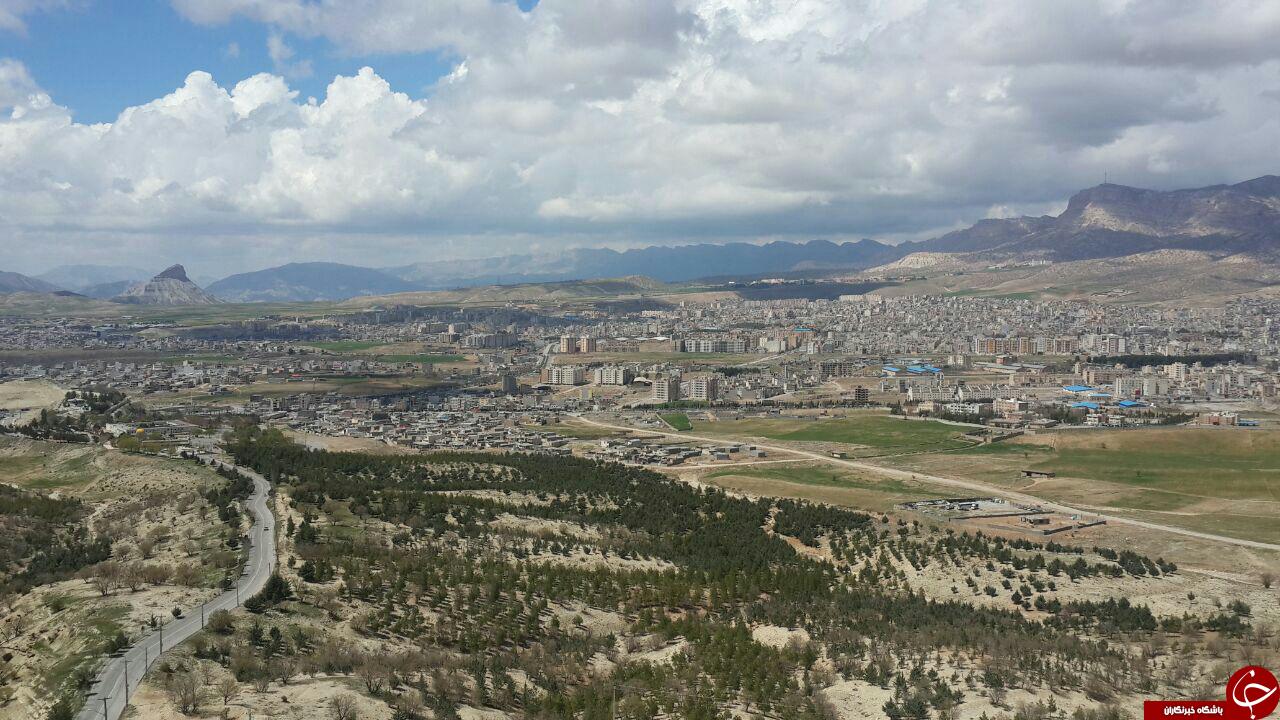 آسمان آبی بیکران در ایلام + تصاویر