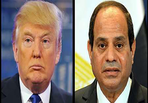 دیدار روسای جمهور آمریکا و مصر در کاخ سفید/ تاکید ترامپ بر حمایت همه جانبه از قاهره