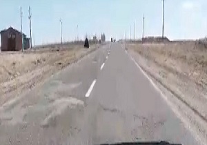 وضعیت نامناسب جاده‌ تبریز به تهران + فیلم
