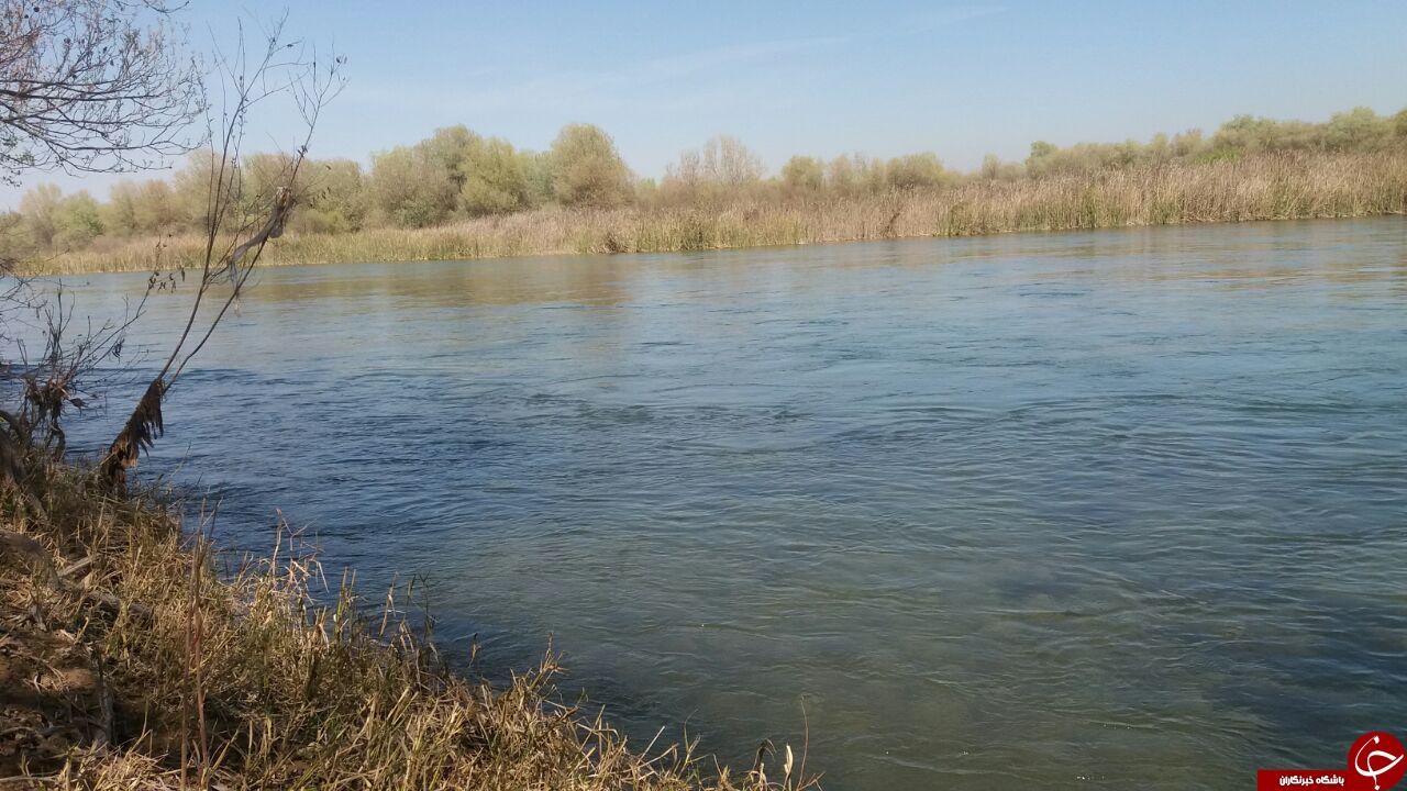 نمایی از منظره زیبای رودخانه کرخه + تصاویر