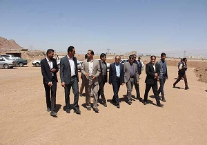 بازدید مدیرکل ورزش و جوانان از پیست موتورسواری در حال ساخت یزد