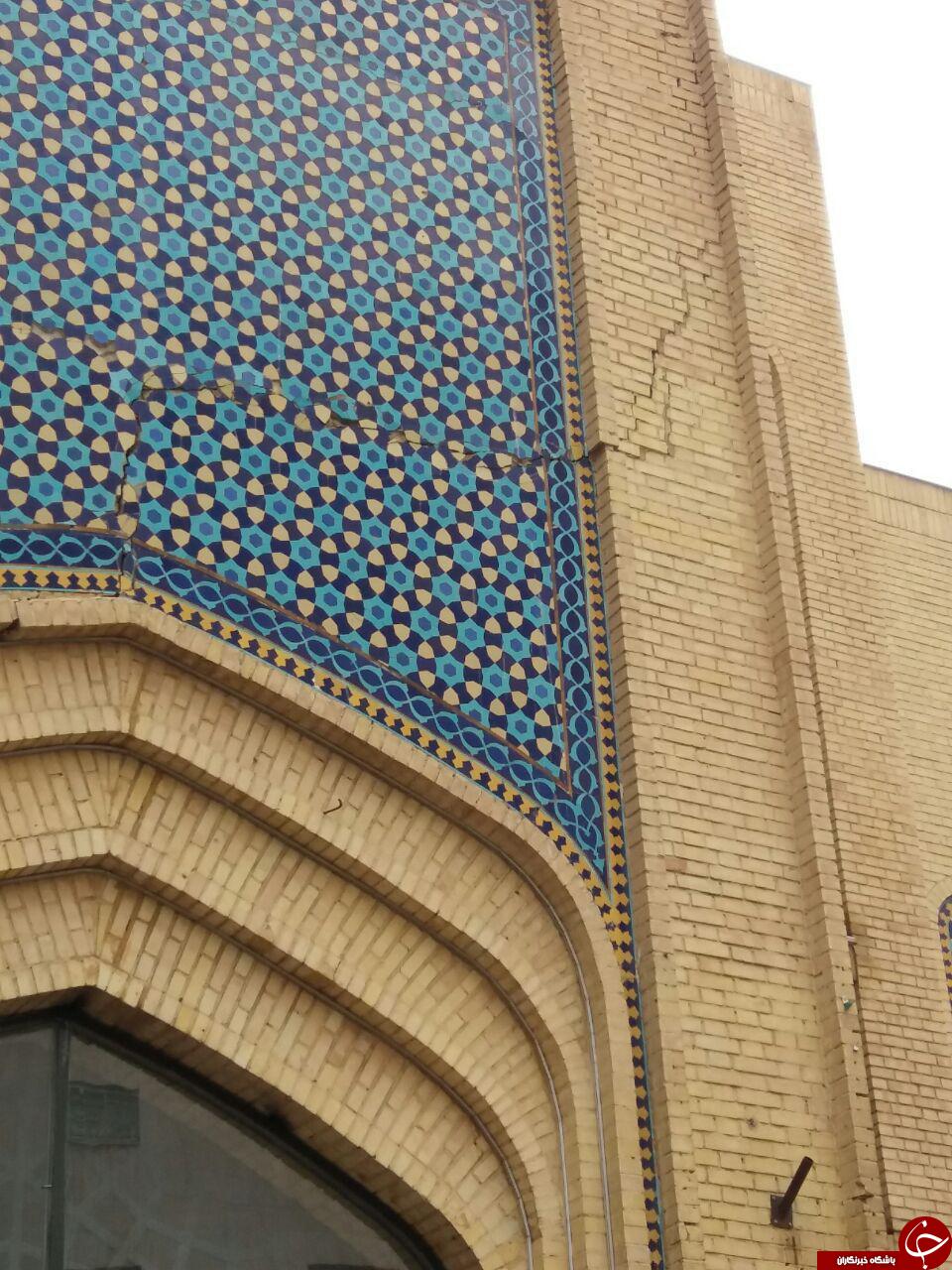 تصاویری از آثار بر جای مانده زلزله مشهد