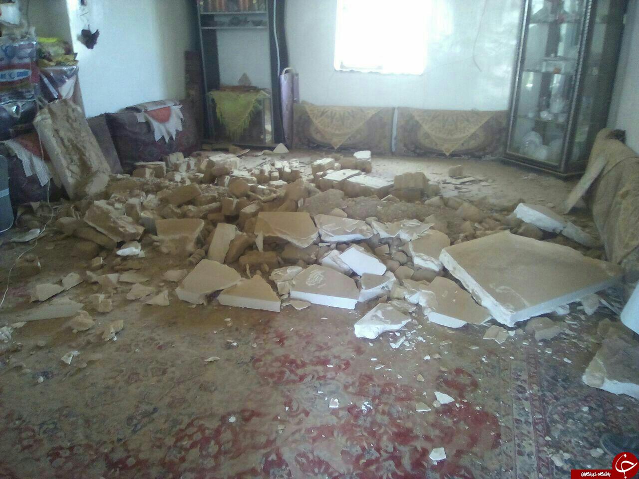تصاویری از آثار بر جای مانده زلزله مشهد