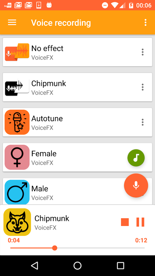 VoiceFX Voice Effects Changer