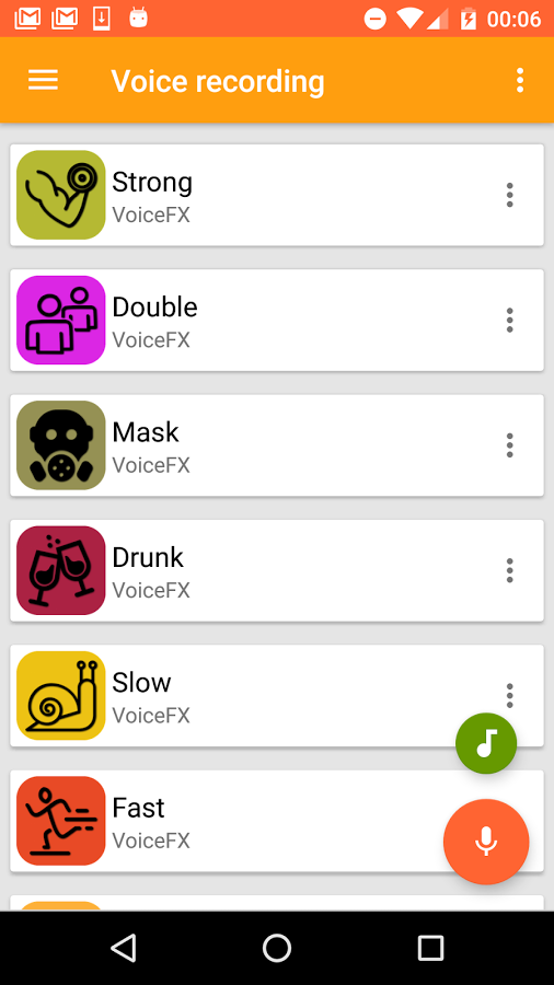 VoiceFX Voice Effects Changer