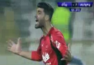 گل دوم پرسپولیس به پیکان + فیلم