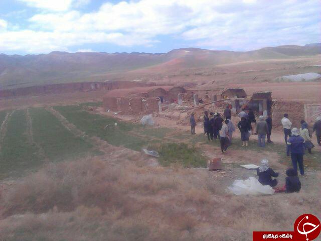 خسارت زلزله به ۳۱۵ واحد مسکونی شهرستان تربت جام+تصاویر