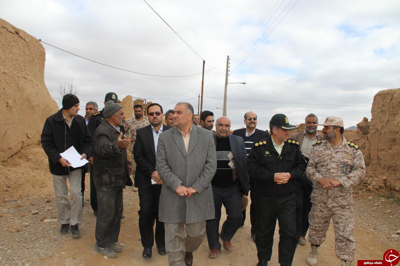 خسارت زلزله به ۳۱۵ واحد مسکونی شهرستان تربت جام+تصاویر