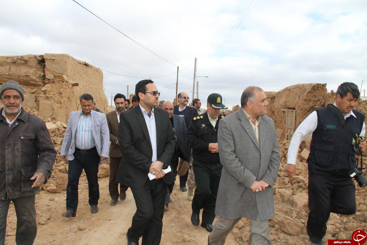 خسارت زلزله به ۳۱۵ واحد مسکونی شهرستان تربت جام+تصاویر