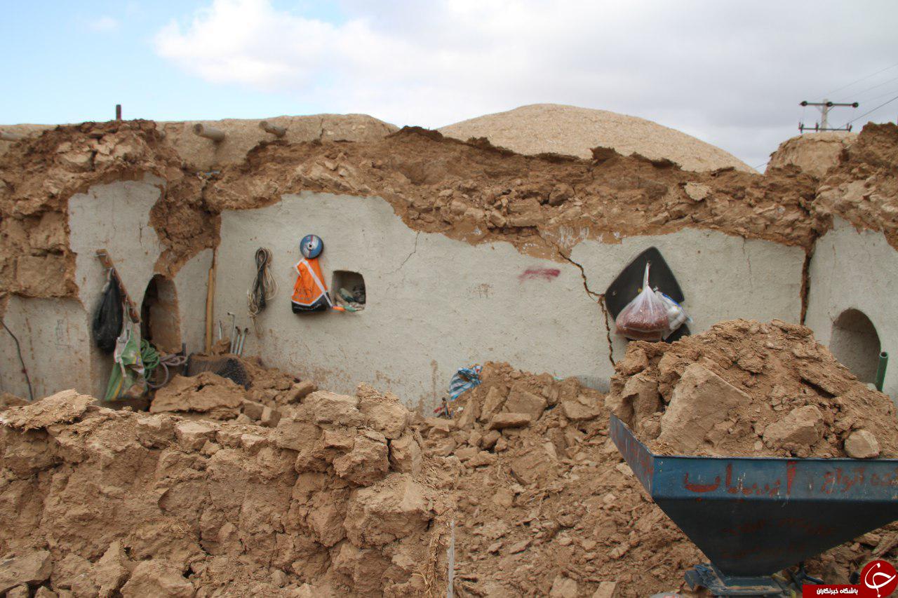 خسارت زلزله به ۳۱۵ واحد مسکونی شهرستان تربت جام+تصاویر