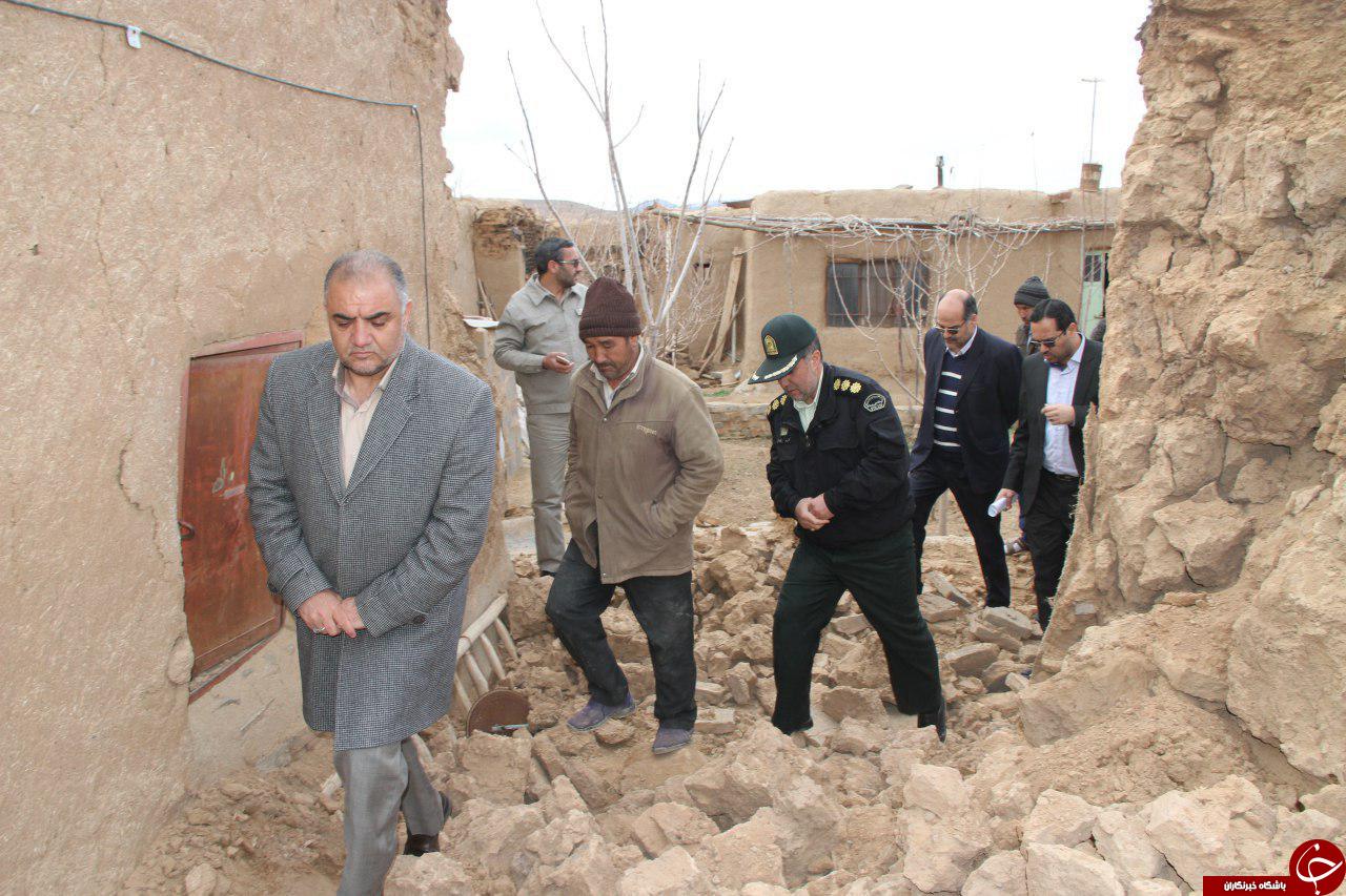 خسارت زلزله به ۳۱۵ واحد مسکونی شهرستان تربت جام+تصاویر