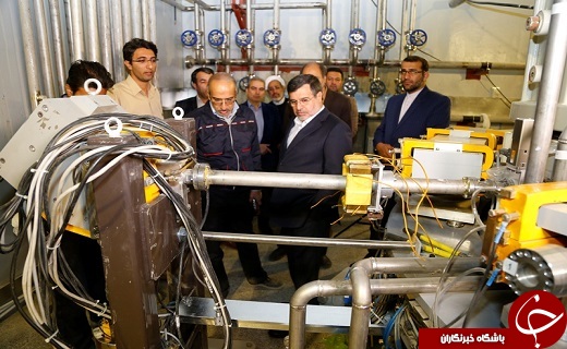 افتتاح طرح پرتو دهی صنعتی از سوی رئیس جمهور