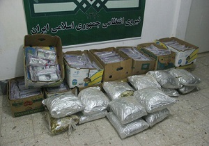 درگیری ماموران پلیس با قاچاقچیان مسلح /کشف 594 کیلو مواد افیونی