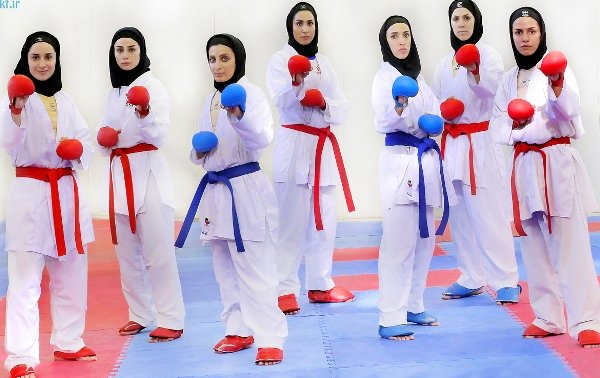 حضور تیم کرمانشاه در رقابت های کشوری کاراته انتخابی تیم ملی