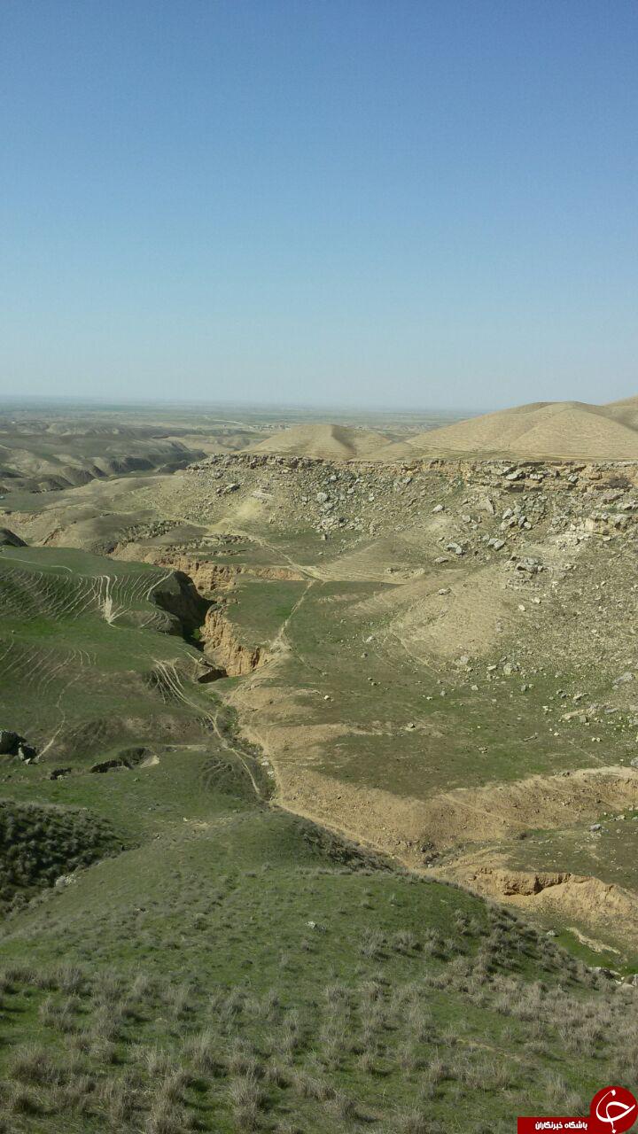 چشم&zwnj;اندازی زیبا از طبیعت بهاری آق&zwnj;بند + تصاویر