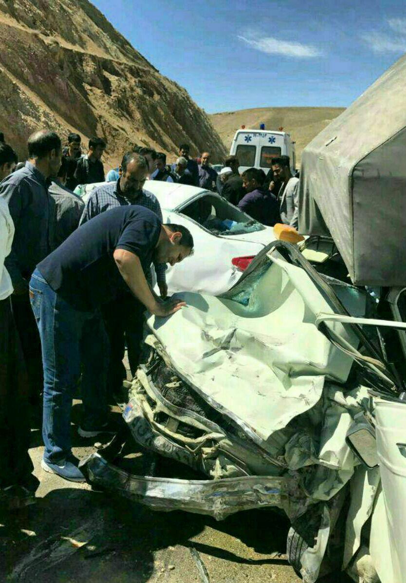 3 قربانی در تصادف وانت و 206