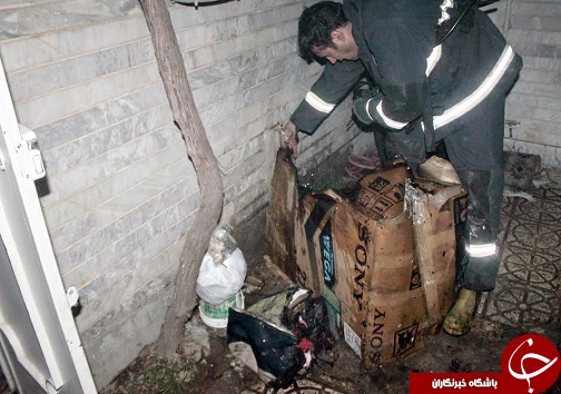 آتش سوزی منزل مسکونی