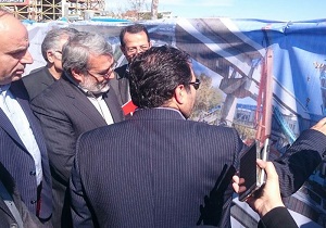 بازدید وزیر کشور از پروژه قطار شهری کرمانشاه