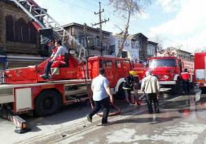 جزییات حادثه آتش سوزی  بازار زرگرها در کرمانشاه