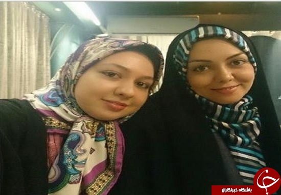 آزاده نامداری و خواهرش + عکس
