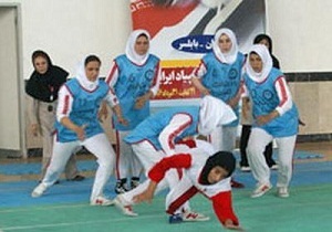 حضور بانوان قزوینی در اردوی تیم ملی کبدی