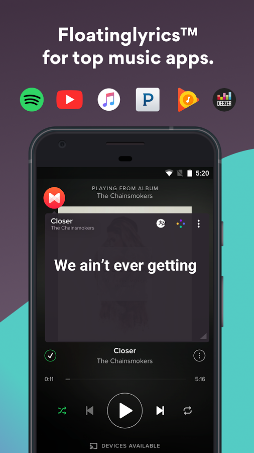 موسیقی را با خواندن متن آن گوش کنید؛ دانلود Musixmatch برای اندروید و Ios