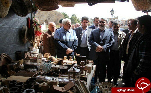 افتتاح نمایشگاه سوغات و صنایع دستی قزوین