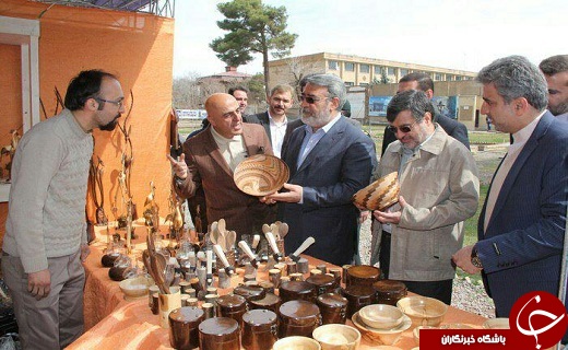 افتتاح نمایشگاه سوغات و صنایع دستی قزوین