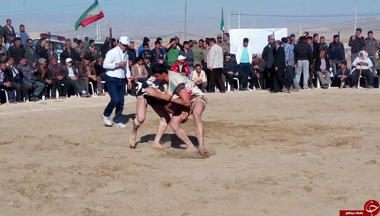 برگزاری پنجمین دوره مسابقات کشتی باچوخه جام شهدای داغیان +تصاویر