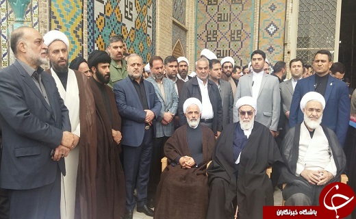 آغاز مراسم تشییع پیکر آیت الله باریک بین