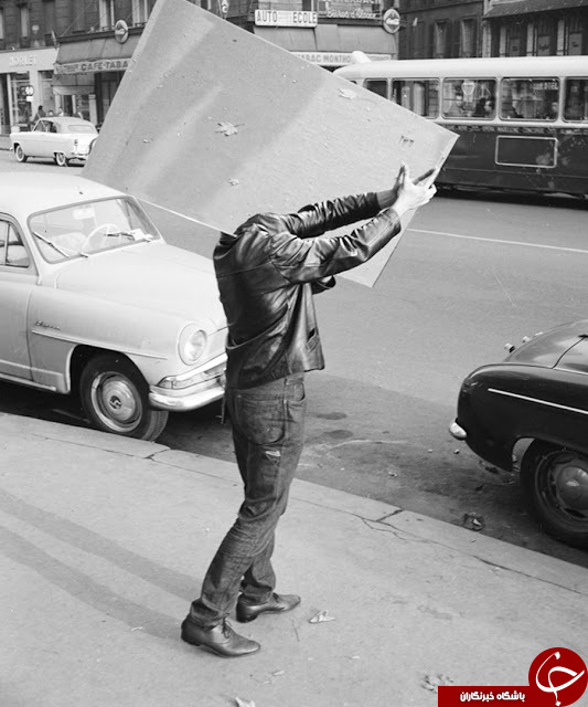 تصاویر طنزآمیز از خیابان های فرانسه در دهه 1950