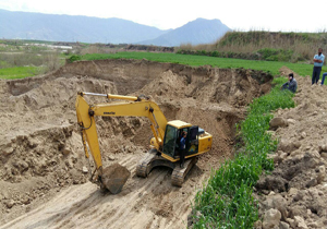 تخریب زمین‌های کشاورزی در روستای «حسین فرید» + تصاویر