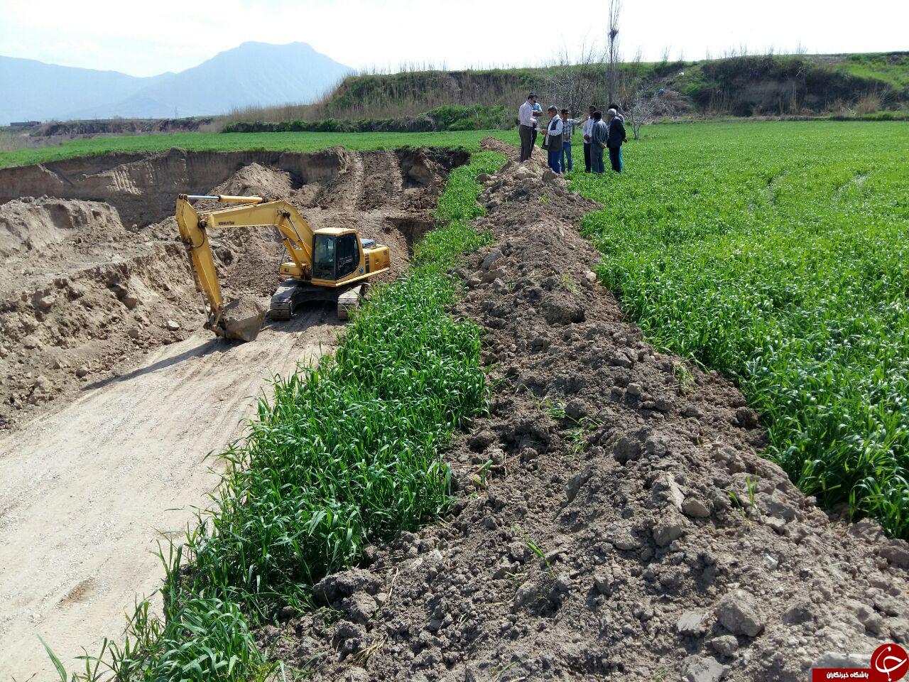 تخریب زمین&zwnj;های کشاورزی در روستای &laquo;حسین فرید&raquo; + تصاویر