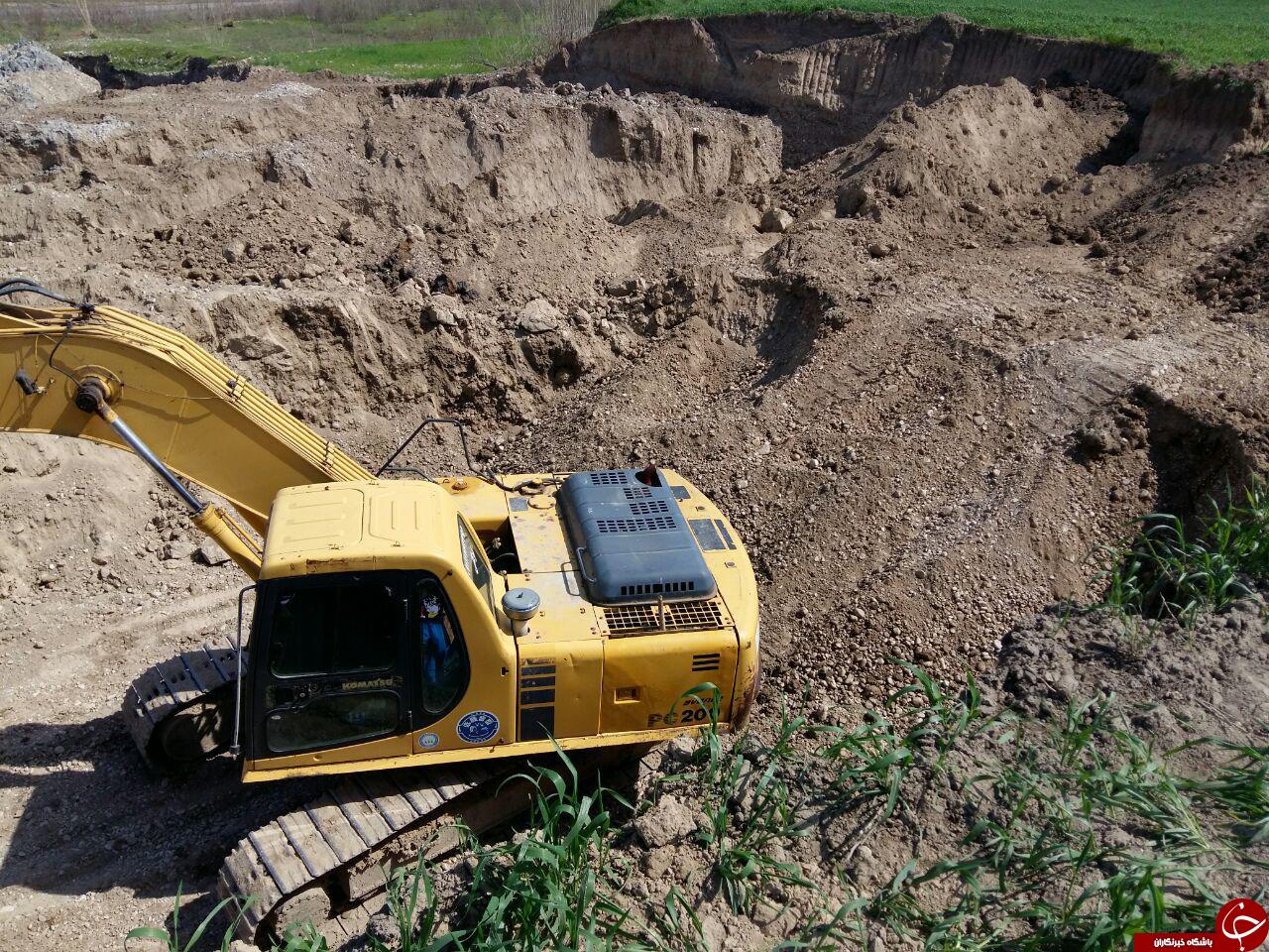 تخریب زمین&zwnj;های کشاورزی در روستای &laquo;حسین فرید&raquo; + تصاویر