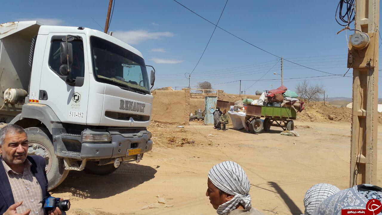 آثار تخریب زلزله در روستای &laquo;قلعه سرخ&raquo; + فیلم و تصاویر