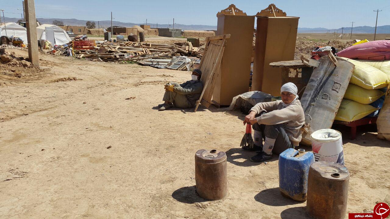 آثار تخریب زلزله در روستای &laquo;قلعه سرخ&raquo; + فیلم و تصاویر