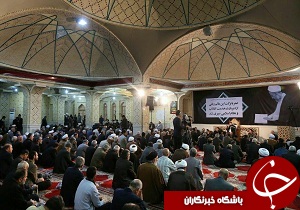 مراسم شام غریبان آیت الله باریک بین