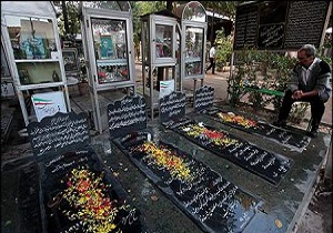 بازسازی 90درصد از گلزار شهدای دامغان