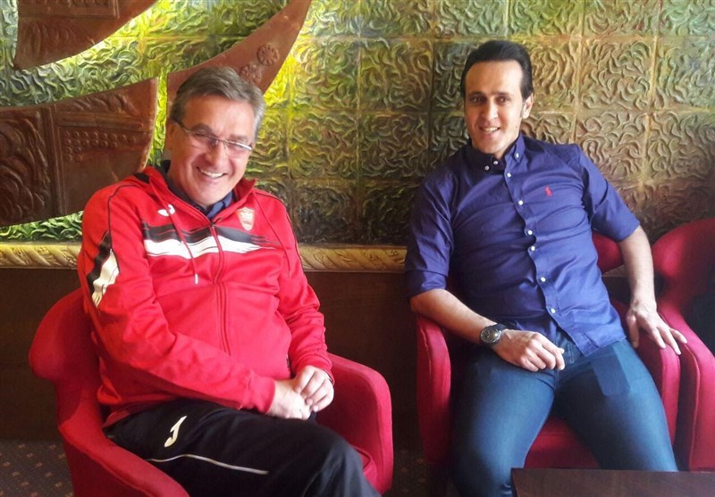 کریمی در اردوی پرسپولیسی&zwnj;ها حاضر شد