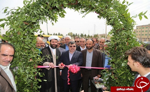 افتتاح و کلنگ زنی  چند طرح در بوئین زهرا