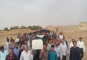 والده مکرمه شهید ناصرملانوری به فرزند شهیدش پیوست
