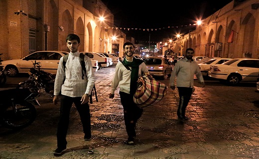 مراسم معنوی اعتکاف در مسجد ملا اسماعیل +تصاویر