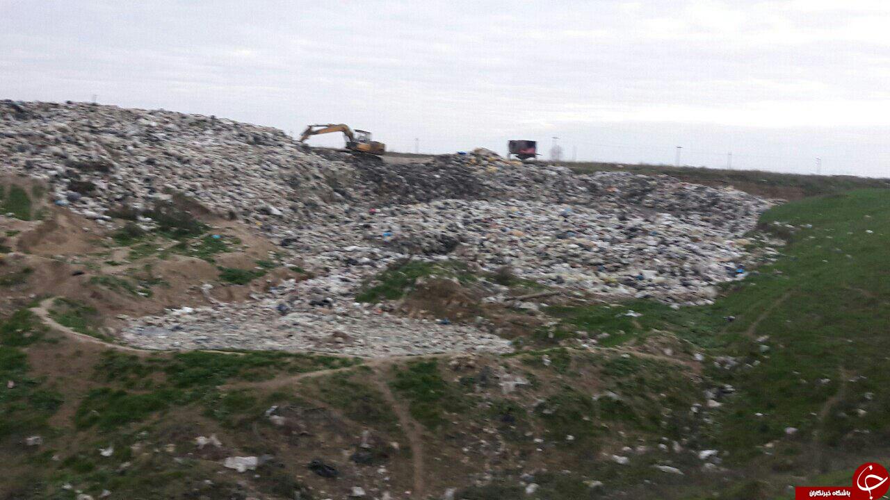 دپوی زباله در مزارع کشاورزی + تصاویر