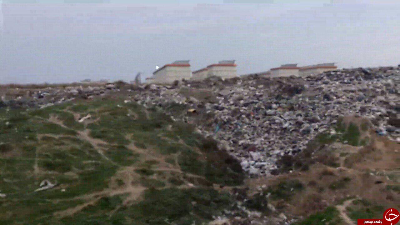 دپوی زباله در مزارع کشاورزی + تصاویر