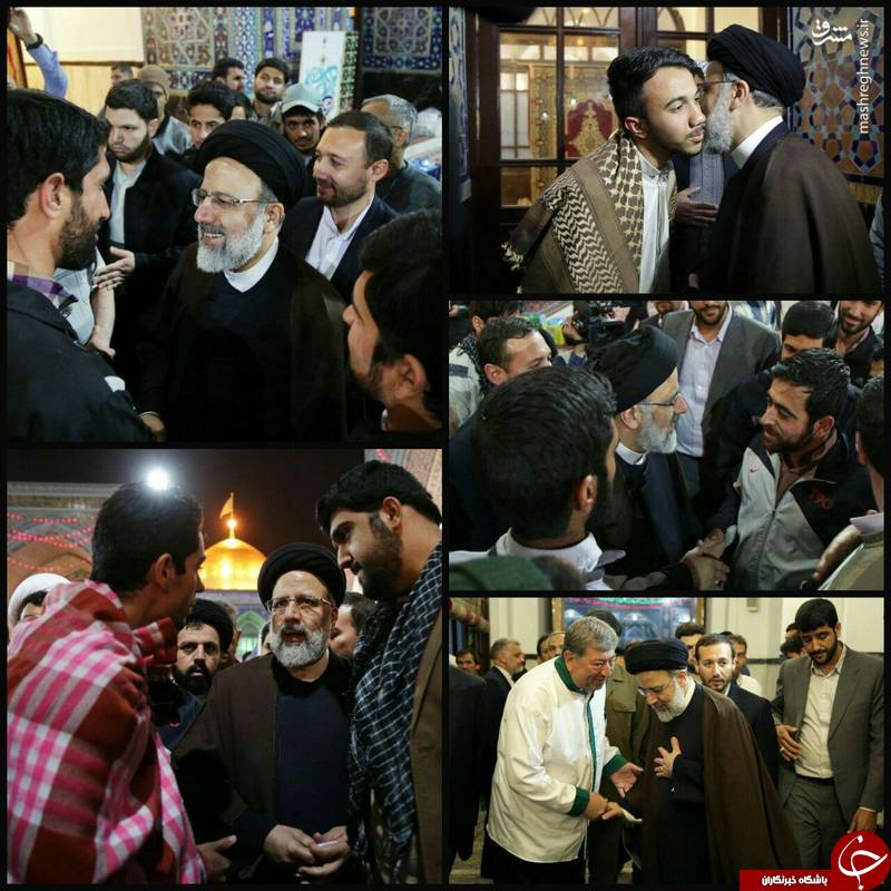 رئیسی در اعتکاف+عکس
