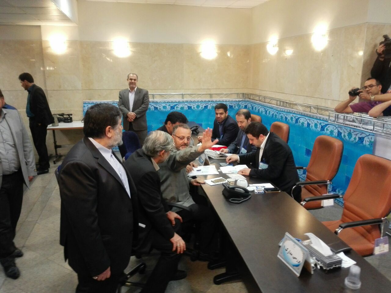 مسعود زریبافان برای ثبت نام در انتخابات ریاست جمهوری به وزارت کشور آمد