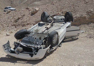 فوت یک نفر بر اثر واژگونی سواری سمند